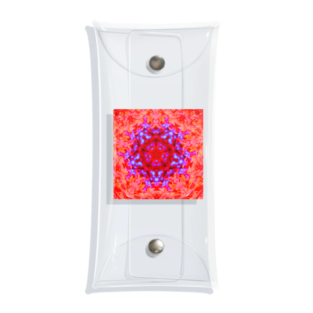 Flower kaleidoscopeの紅葉万華鏡 Clear Multipurpose Case