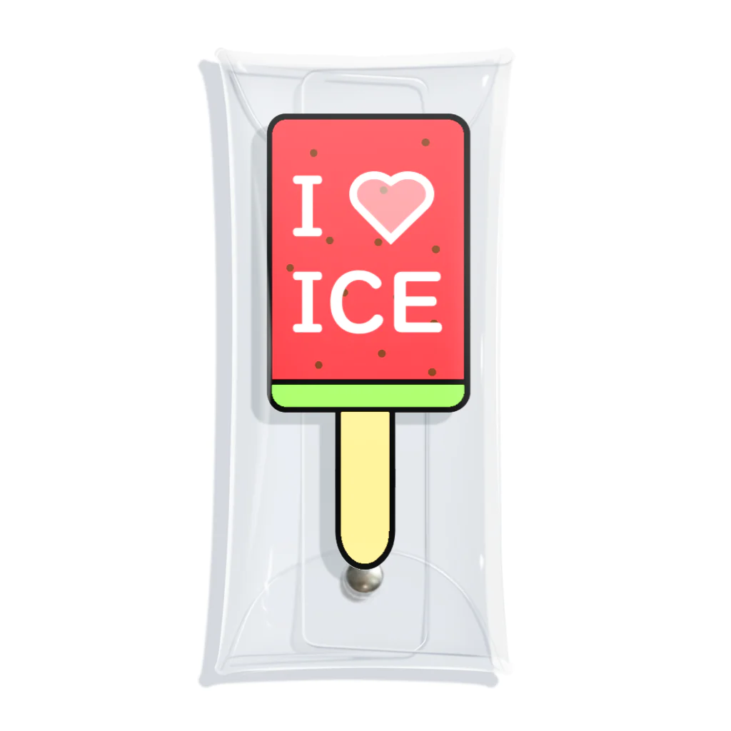 はちよんごのI♡ICE クリアマルチケース