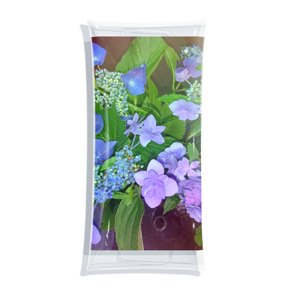 水彩屋の紫陽花（生花） Clear Multipurpose Case