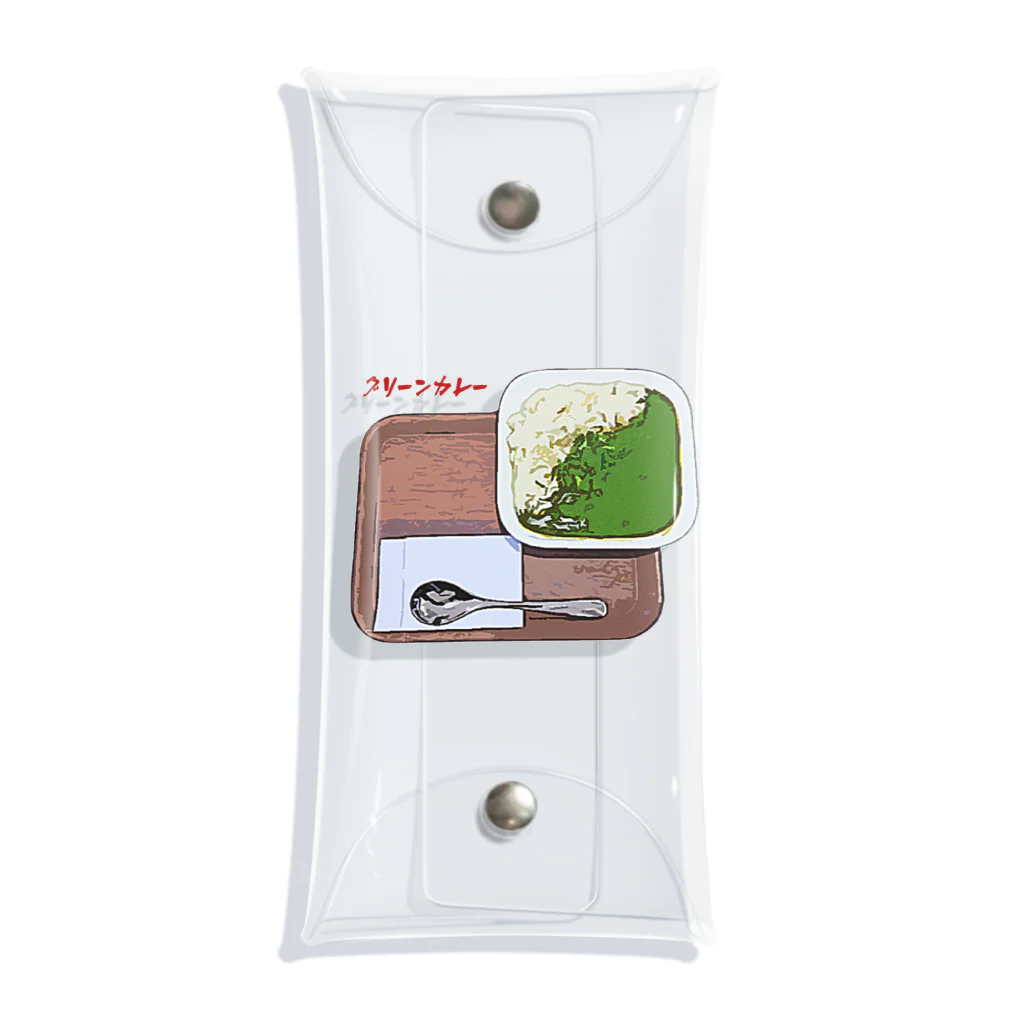 脂身通信Ｚのグリーンカレー Clear Multipurpose Case