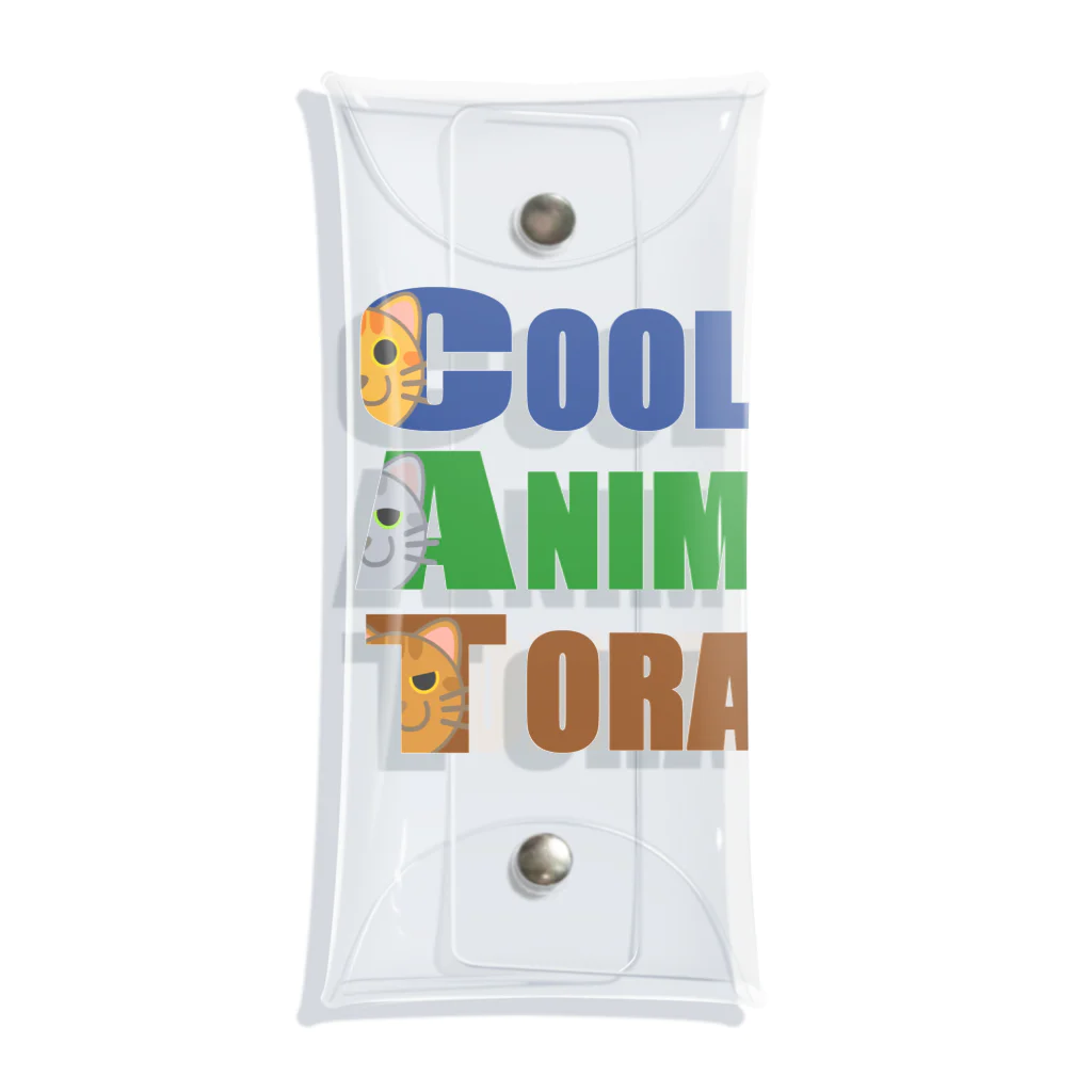 嶌星堂のCAT (COOL ANIMAL TORANEKO) Clear Multipurpose Case