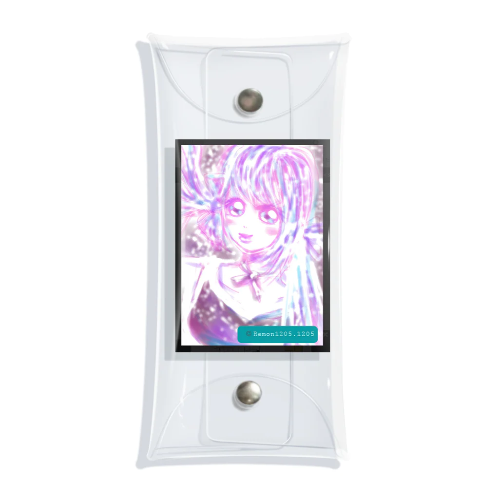 レモンかわいい女子♥️オリジナルショップのキラキラ女子 Clear Multipurpose Case