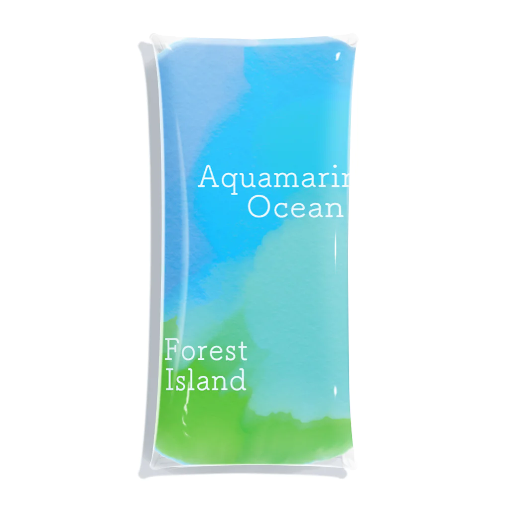 SuzukiCoのAquamarine Ocean クリアマルチケース