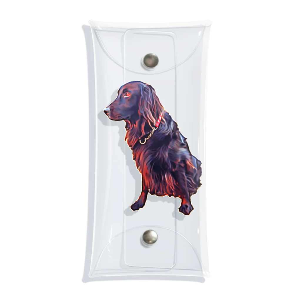 flatcoatedretrieverのflatcoated retriever Clear Multipurpose Case