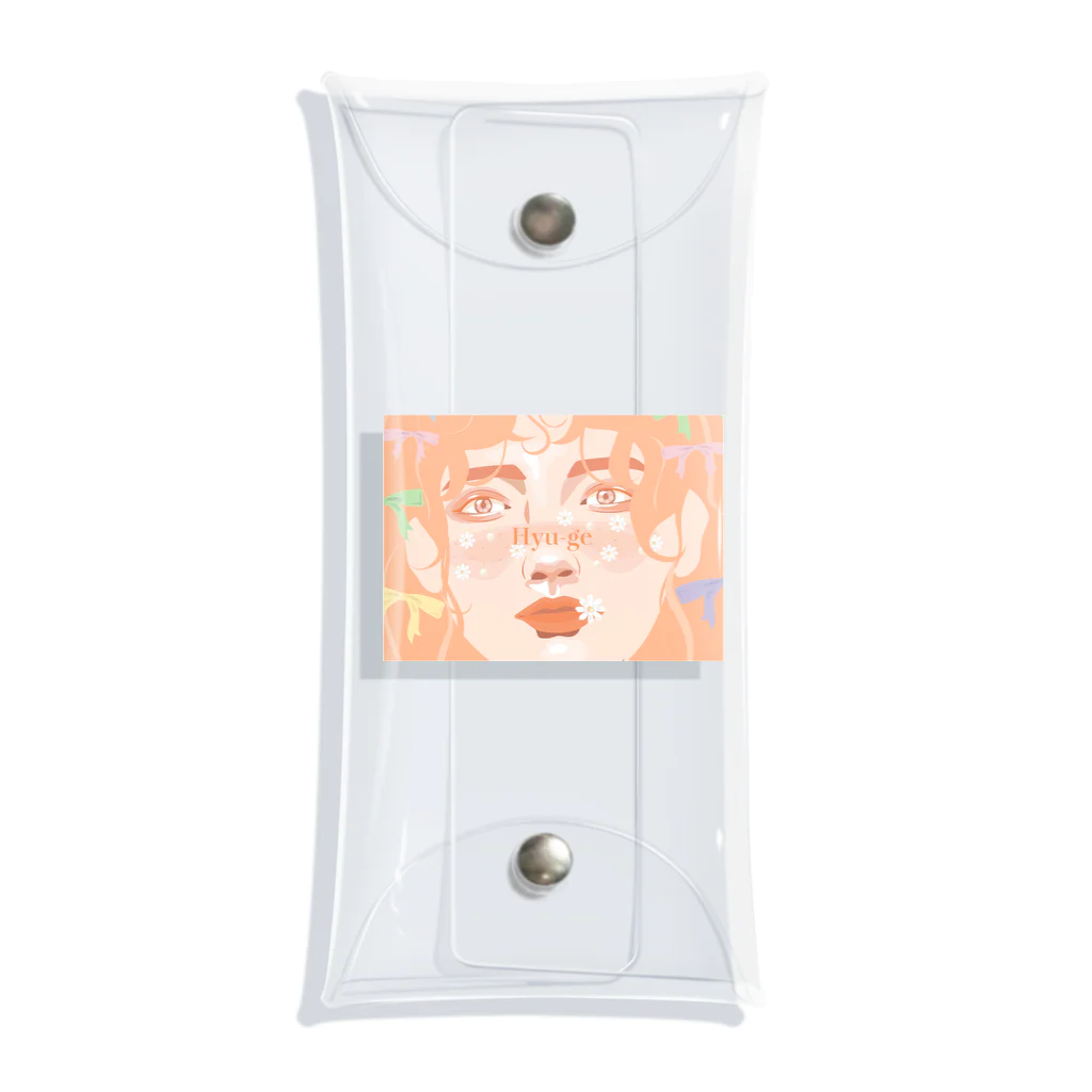 hyu-ge（イラスト）のhyu-ge Clear Multipurpose Case