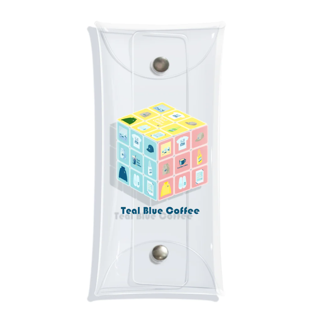 Teal Blue CoffeeのTealBlueItems _Cube COMPLETE Ver. Clear Multipurpose Case