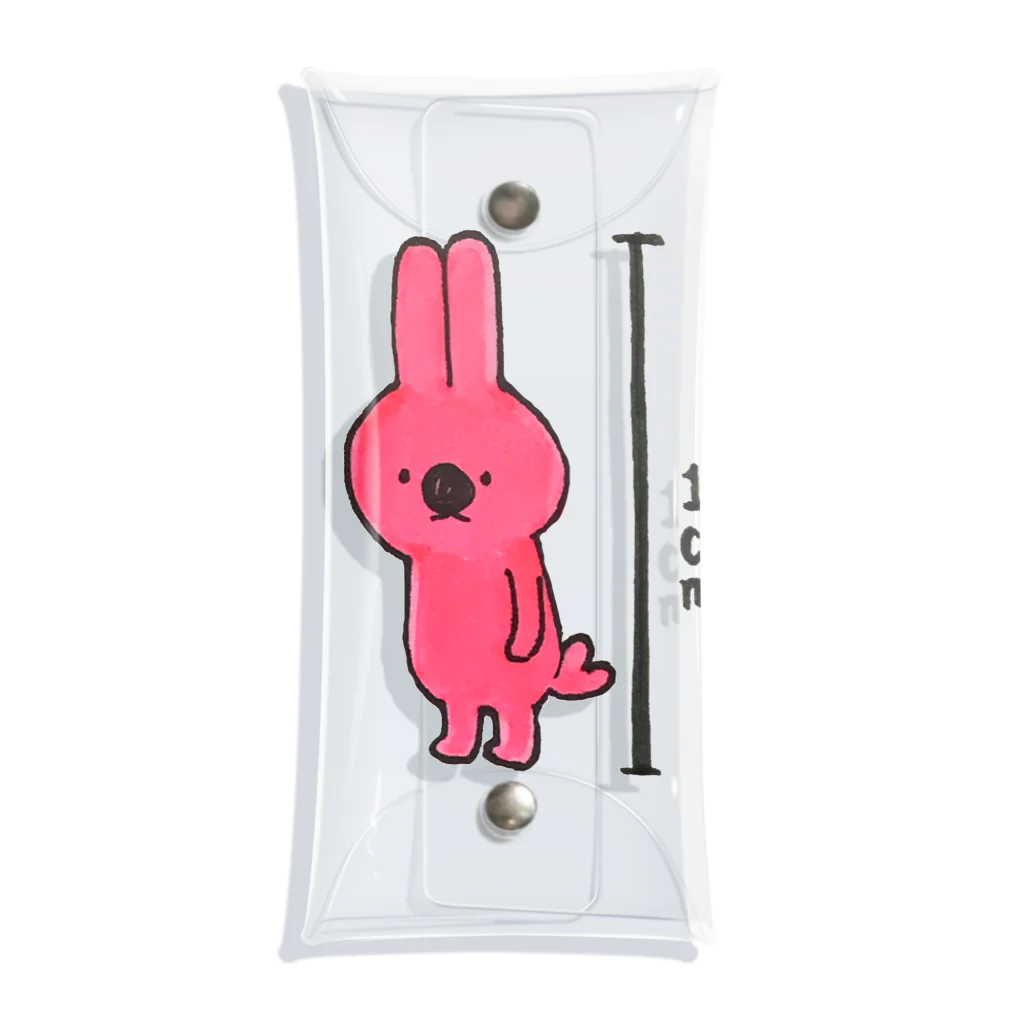 KAERU_officialの１cmピッピちゃん Clear Multipurpose Case