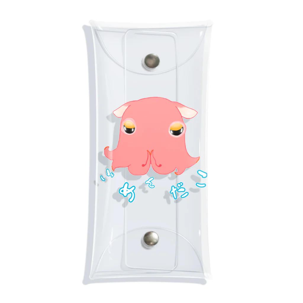 LalaHangeulのごめんだこ Clear Multipurpose Case