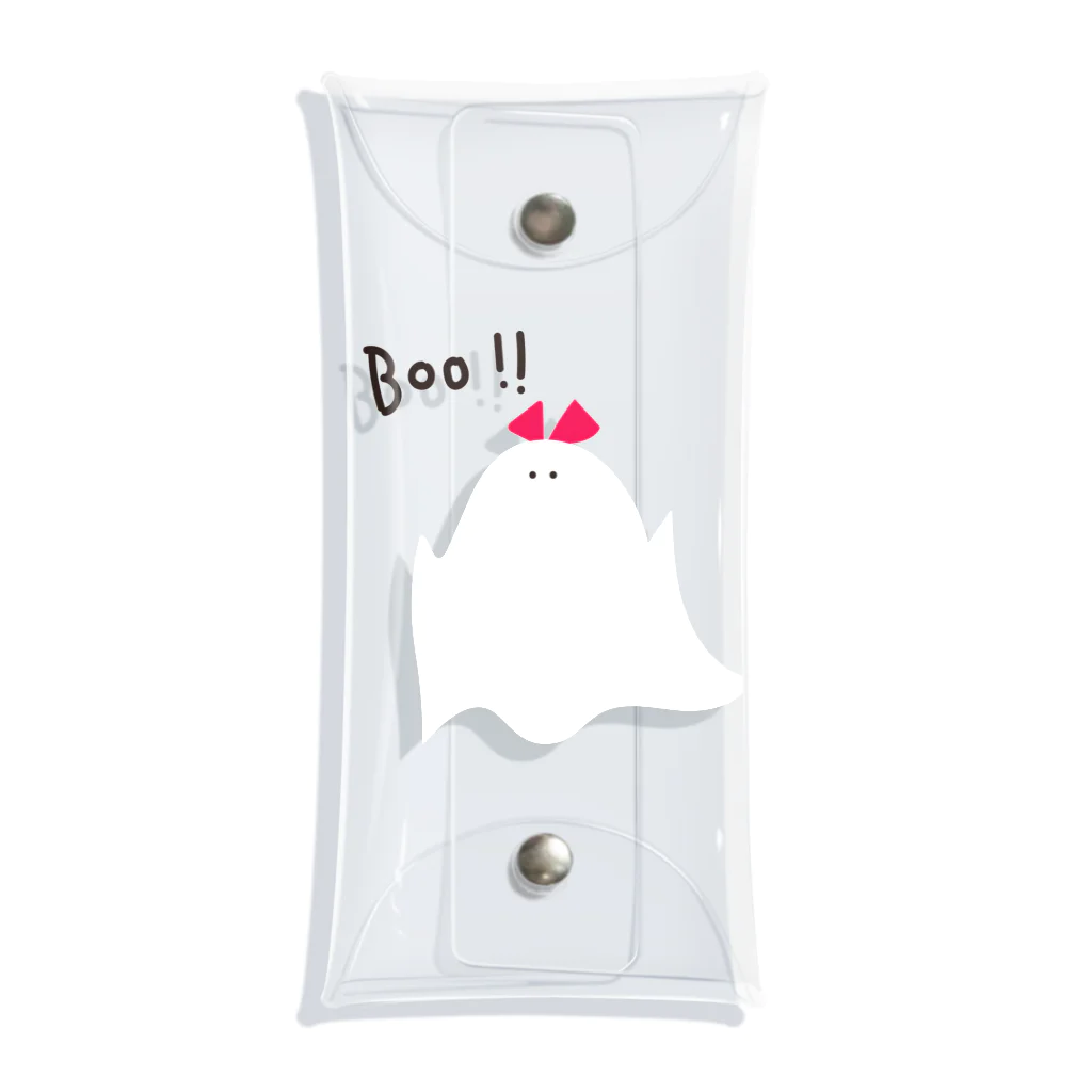 I ♡ YOUのあたし、おばけちゃんだよ！BOO！！ Clear Multipurpose Case