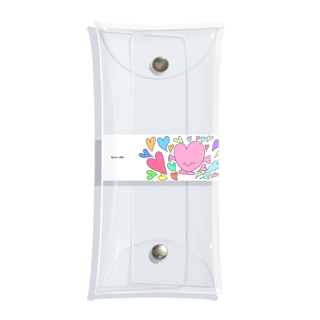 Hiko ONLINE STOREのHeartful Hiko Clear Multipurpose Case