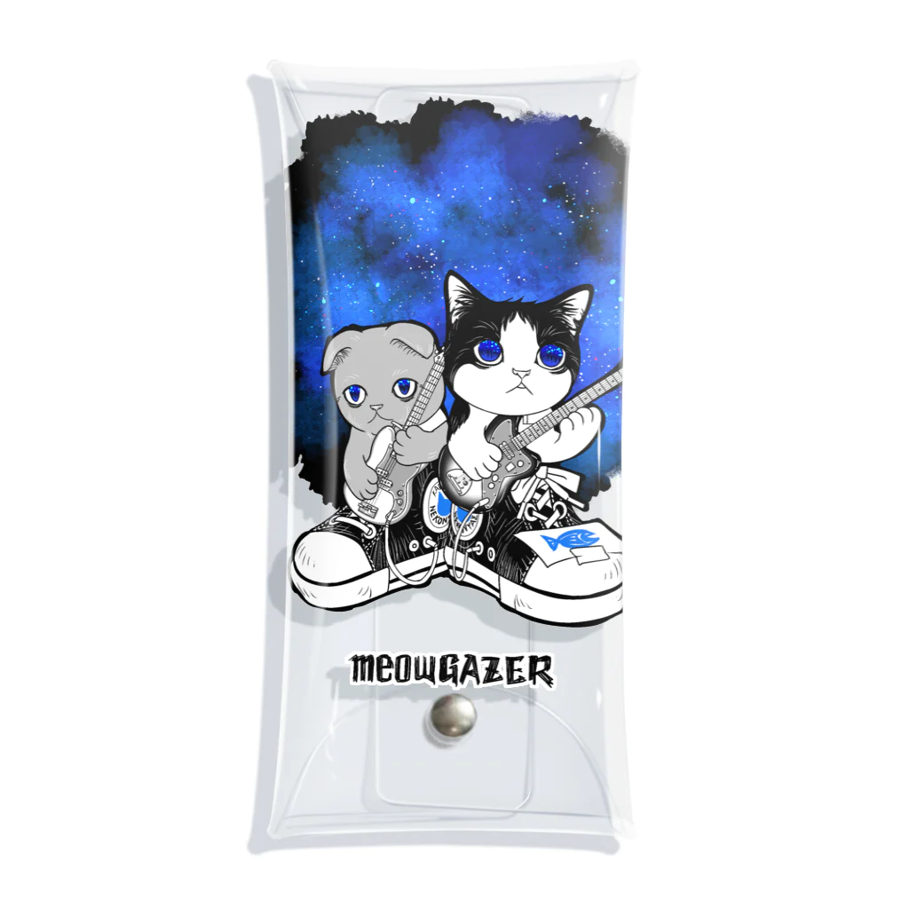 nya-mew（ニャーミュー）のミューゲイザー (meowGAZER) Clear Multipurpose Case