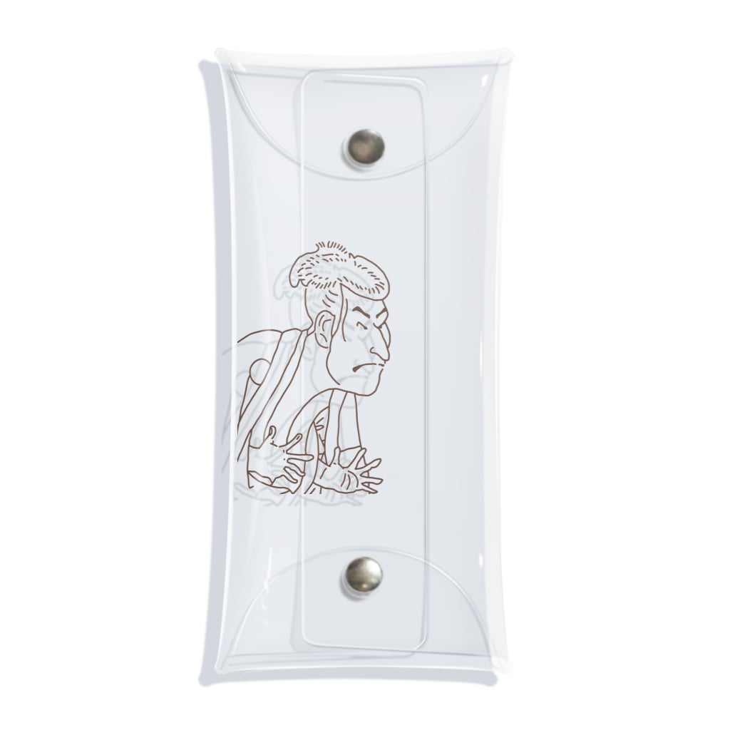 iiiiikustanのしゃらくん。線画バージョン Clear Multipurpose Case