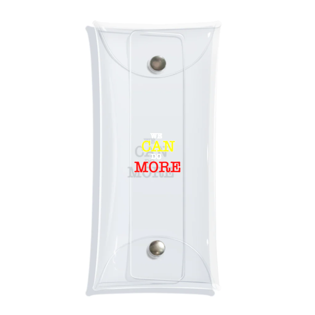 WE CAN DO MOREのWE CAN DO MORE Clear Multipurpose Case