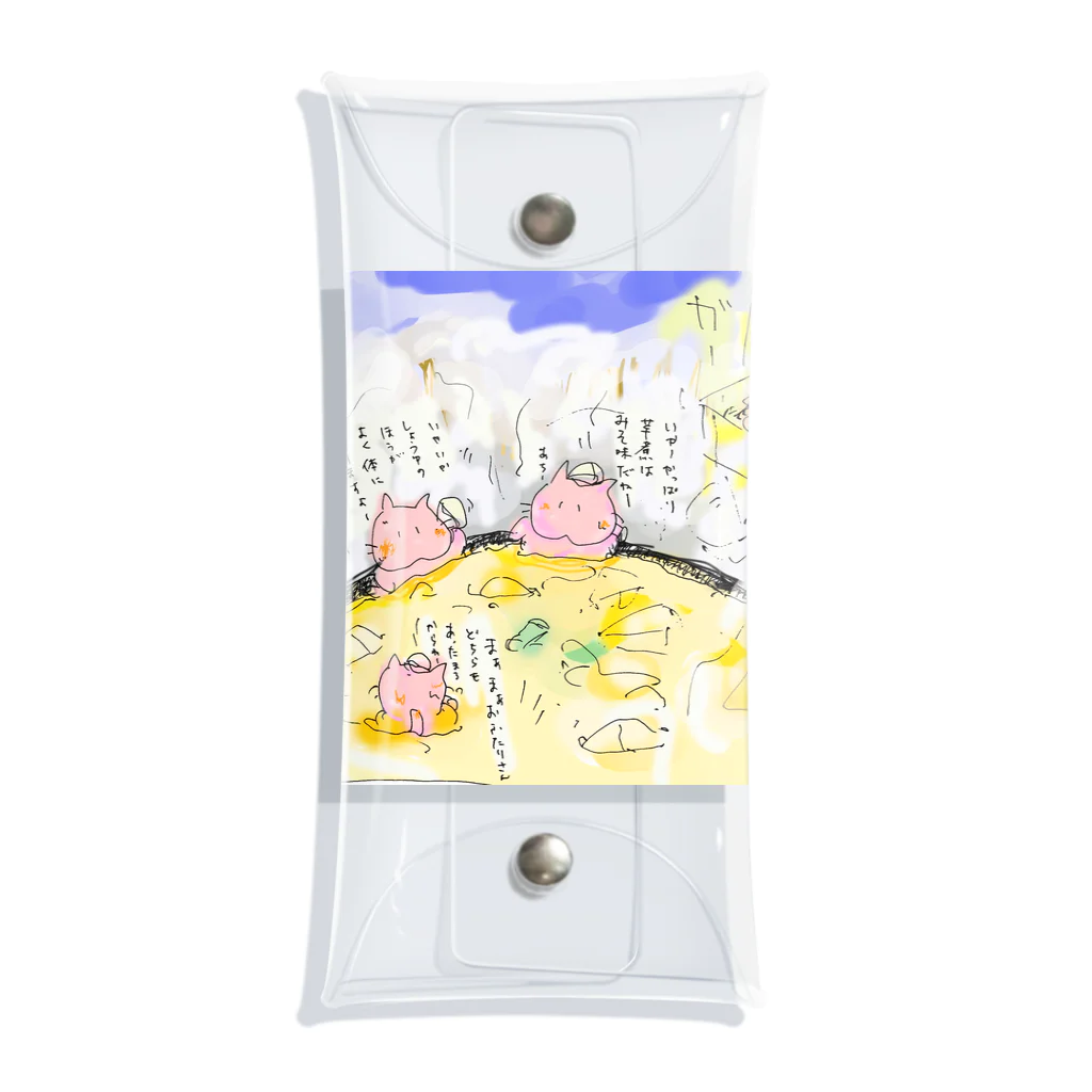 にゃじ川ぬっこの芋煮ぬこ Clear Multipurpose Case