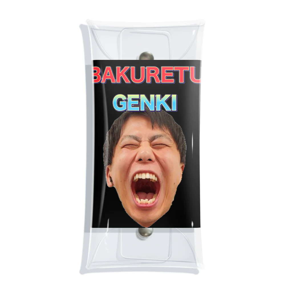 佐々木一人のBAKURETU GENKI Clear Multipurpose Case