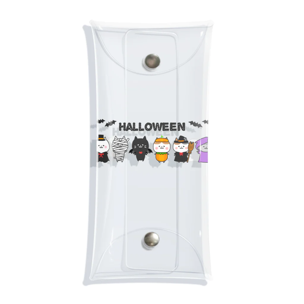 もちぱっちのHalloween🎃ねこさん Clear Multipurpose Case