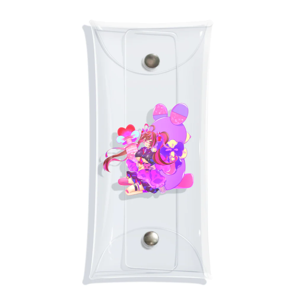 Rimε・●・зstoreのやみかわぷりんちゃん Clear Multipurpose Case