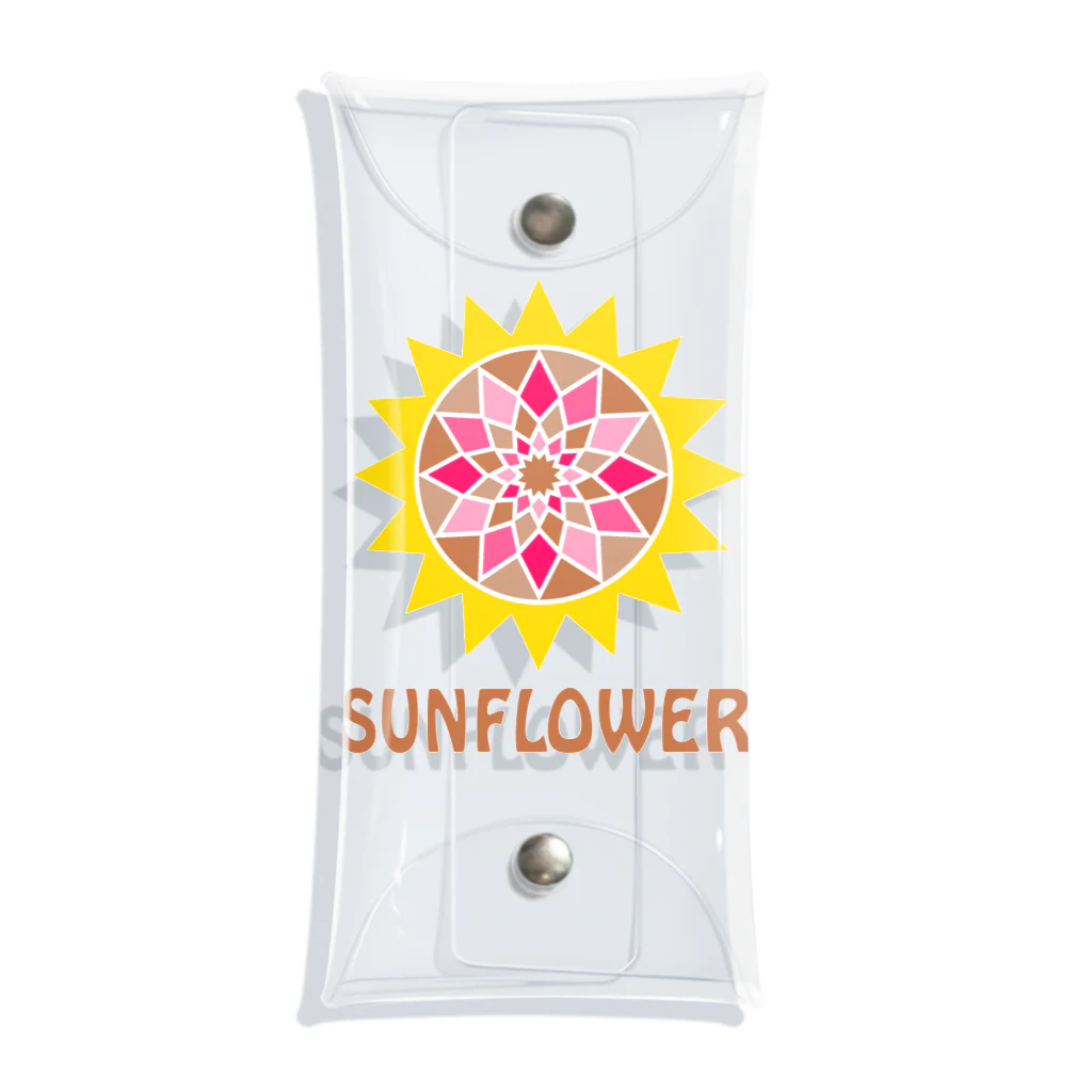 WISSCOLOR【ｳｨｽﾞｶﾗｰ】のSUNFLOWER【ピンク】 Clear Multipurpose Case