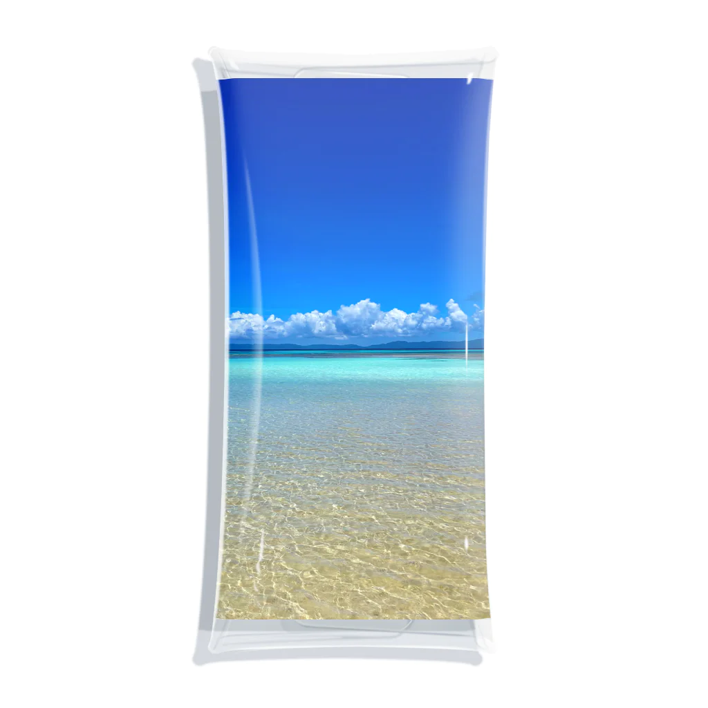 mizuphoto galleryのBreathing blue Clear Multipurpose Case