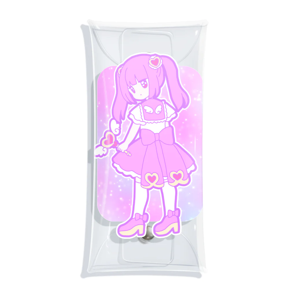 かわいいもののおみせ　いそぎんちゃくのゆめかわ魔法少女ちゃん Clear Multipurpose Case