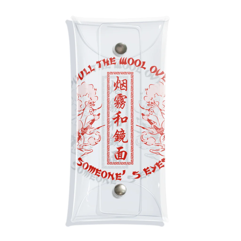 中華呪術堂（チャイナマジックホール）の【NEW赤・表】煙に巻く【烟雾和镜面】  Clear Multipurpose Case