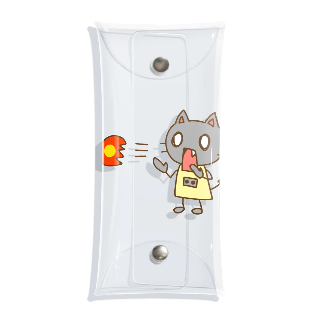 白米のオトモのメカっぽいねこ Clear Multipurpose Case