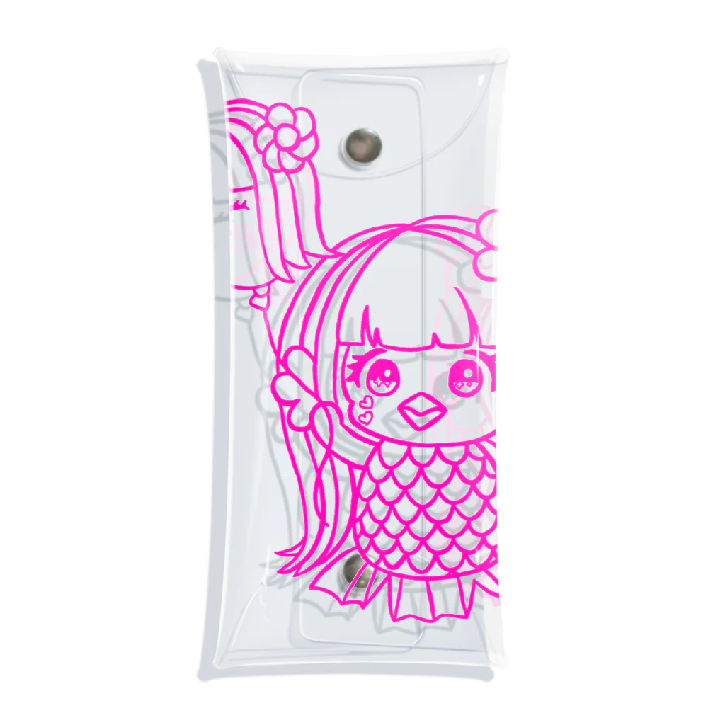 歌うバルーンパフォーマMIHARU✨〜あいことばは『笑顔の魔法』〜😍🎈のミハビエ💖ピンク💖 Clear Multipurpose Case