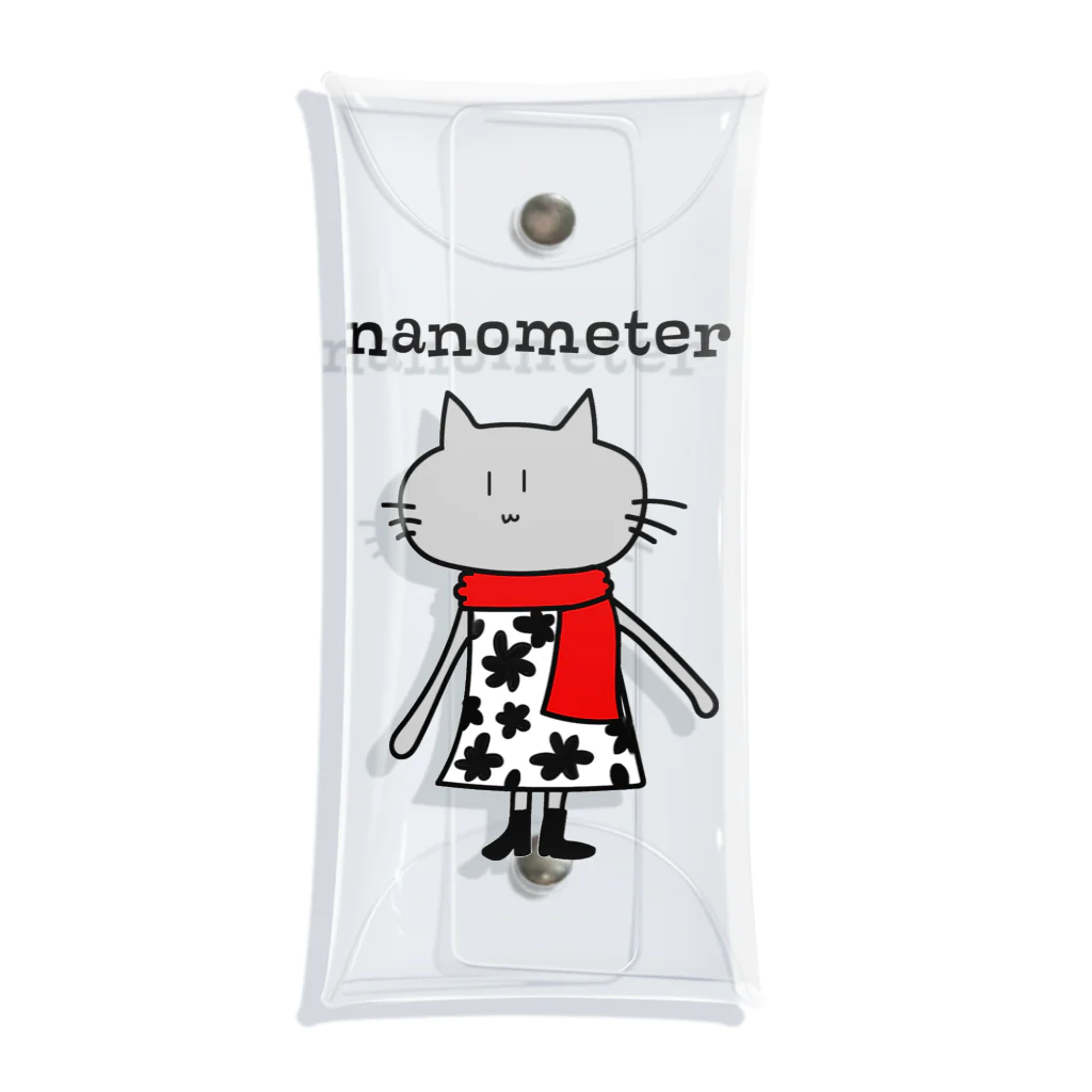 nanometerのnanometer『おめかしねこ』クリアマルチケース Clear Multipurpose Case