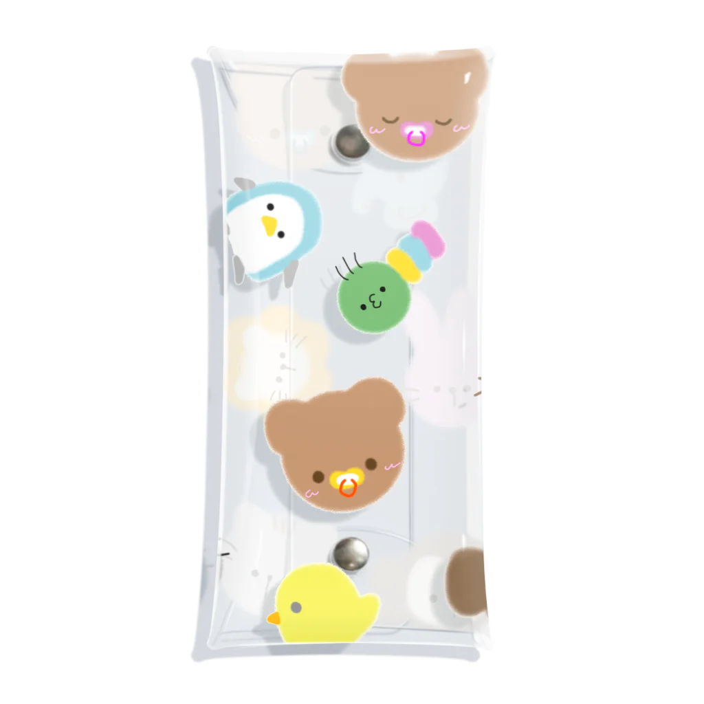 ’’BABYのゆかいな仲間たち Clear Multipurpose Case