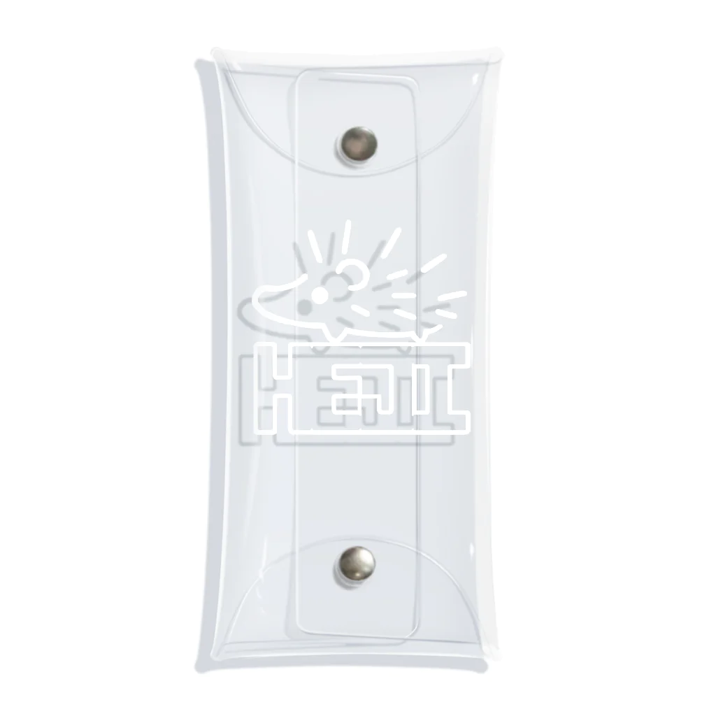 KAMI STOREのHEJIロゴ（白） Clear Multipurpose Case