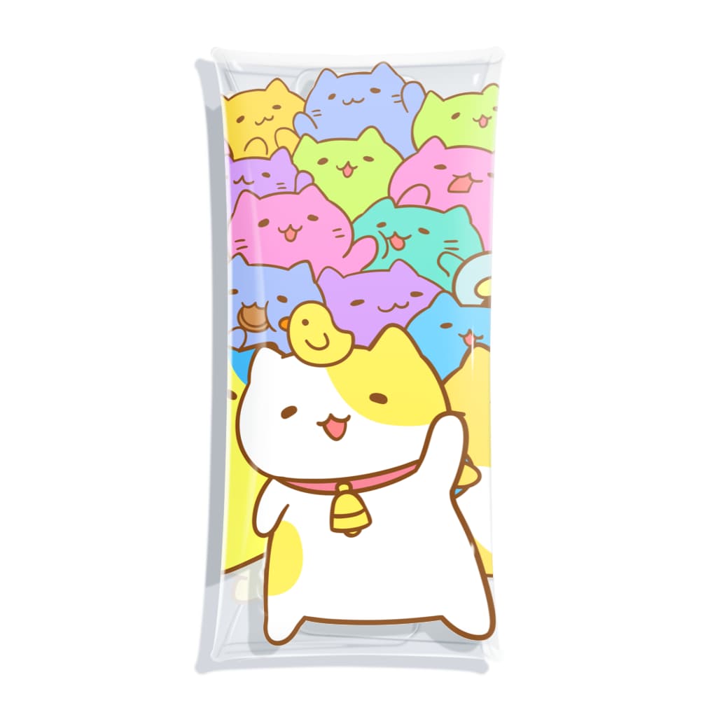 みっちりねこ集合 みっちりねこ Mitchiri Neko のクリアマルチケース通販 Suzuri スズリ みっちりねこ集合 みっちりねこ Mitchiri Neko のクリアマルチケース通販 Suzuri スズリ