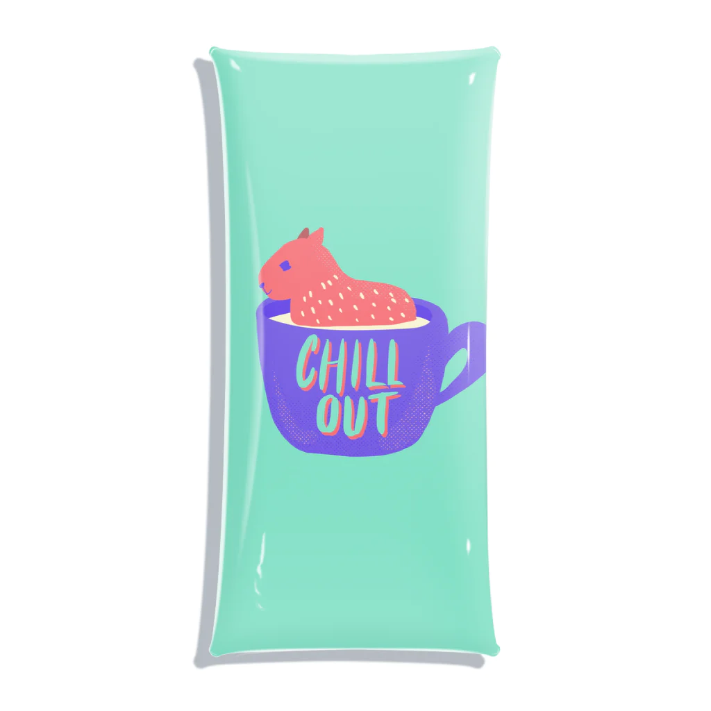 naty's doodlesのChilloutカピバラ Clear Multipurpose Case