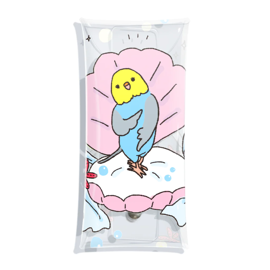 オグチヨーコのインコにパール（よくお似合い） Clear Multipurpose Case