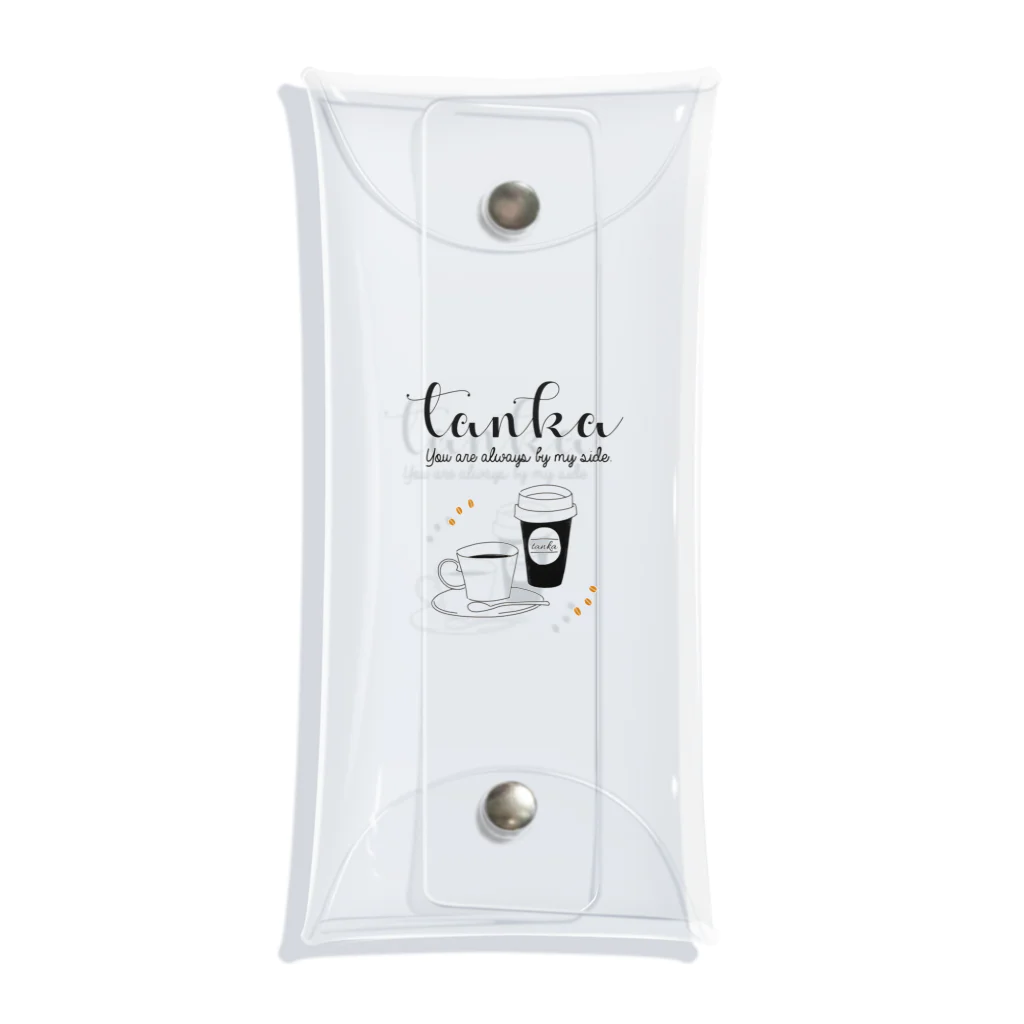 khgchrのtanka／コーヒー Clear Multipurpose Case