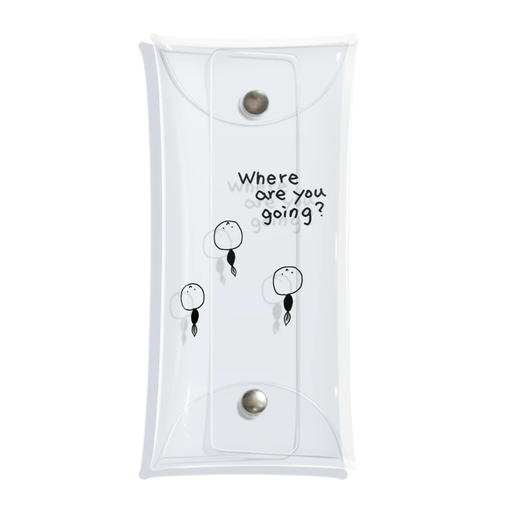 地球産のWhere are you going? Clear Multipurpose Case