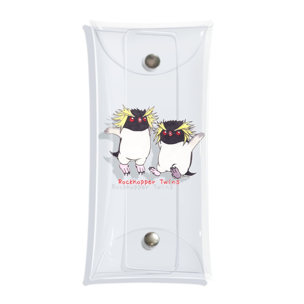 ヤママユ(ヤママユ・ペンギイナ)のふたごのイワトビペンギン(キタ) Clear Multipurpose Case