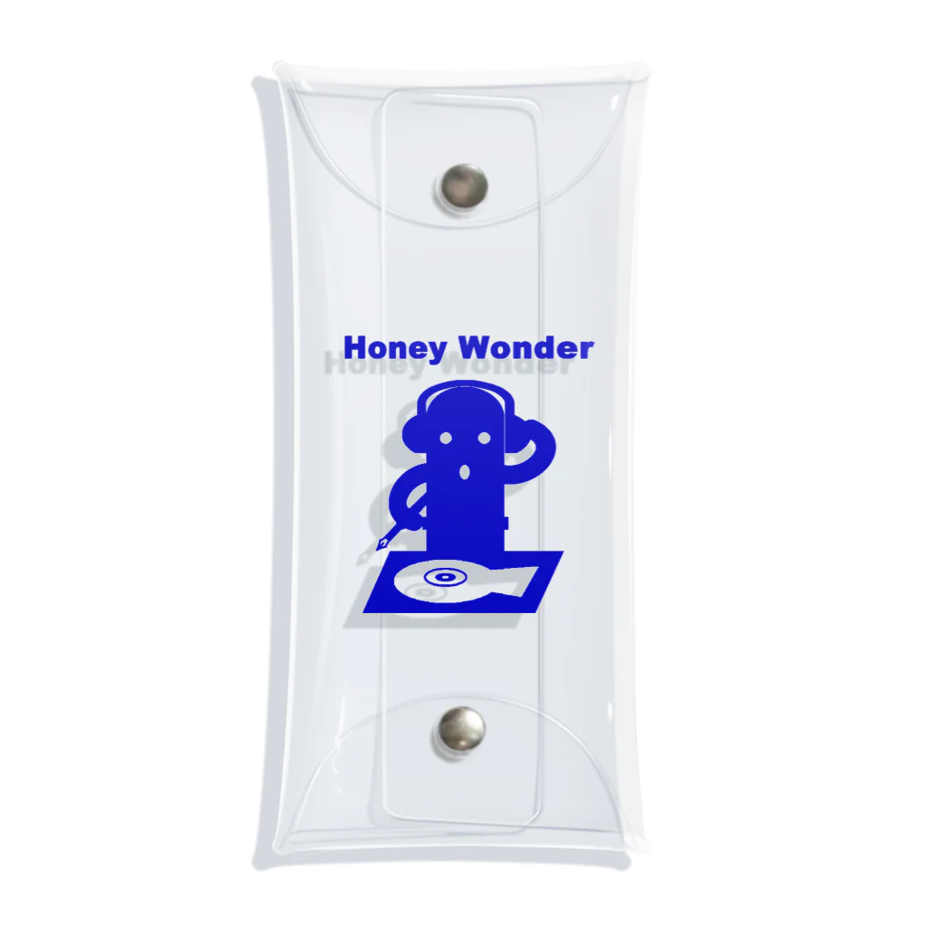 Honey WonderのHoney Wonder DJはにわ　ブルー Clear Multipurpose Case