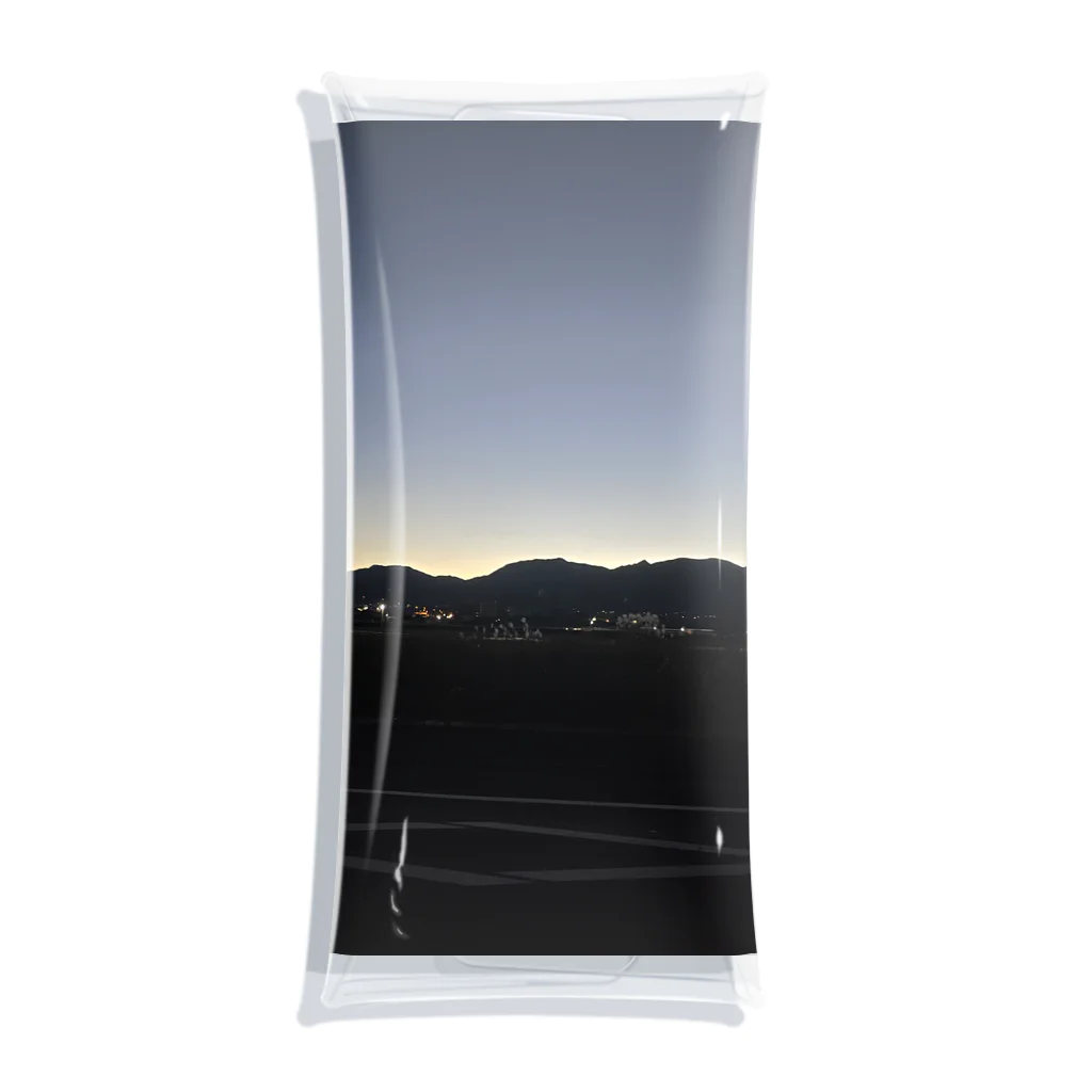 2929gawDesignShop358のEarly winter sunrise Clear Multipurpose Case