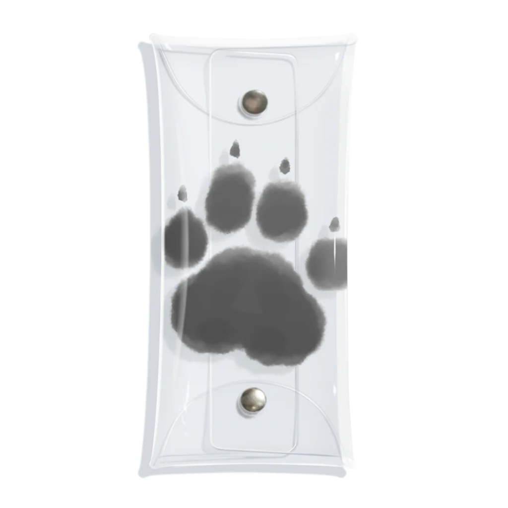 作sa/画ga/人toのcat paw Clear Multipurpose Case