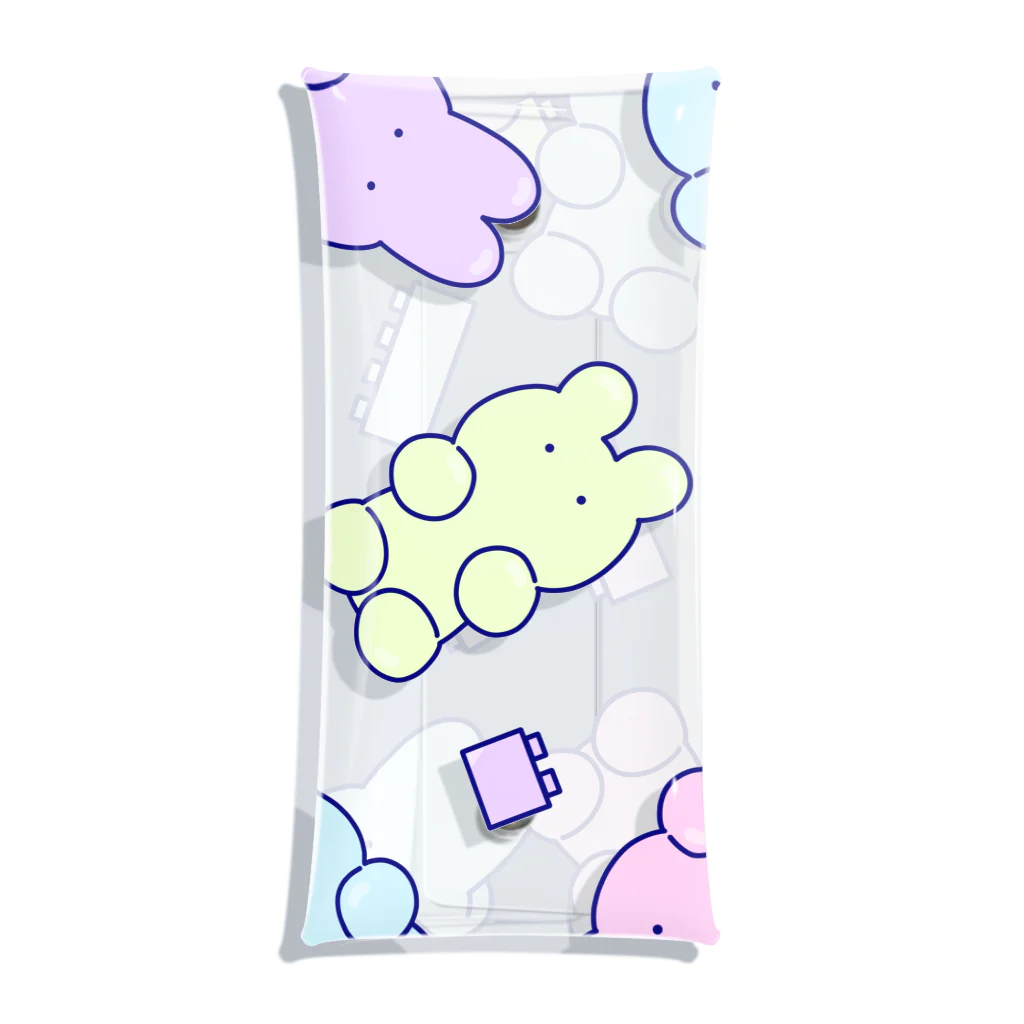 soratoのグミたち/パステル Clear Multipurpose Case