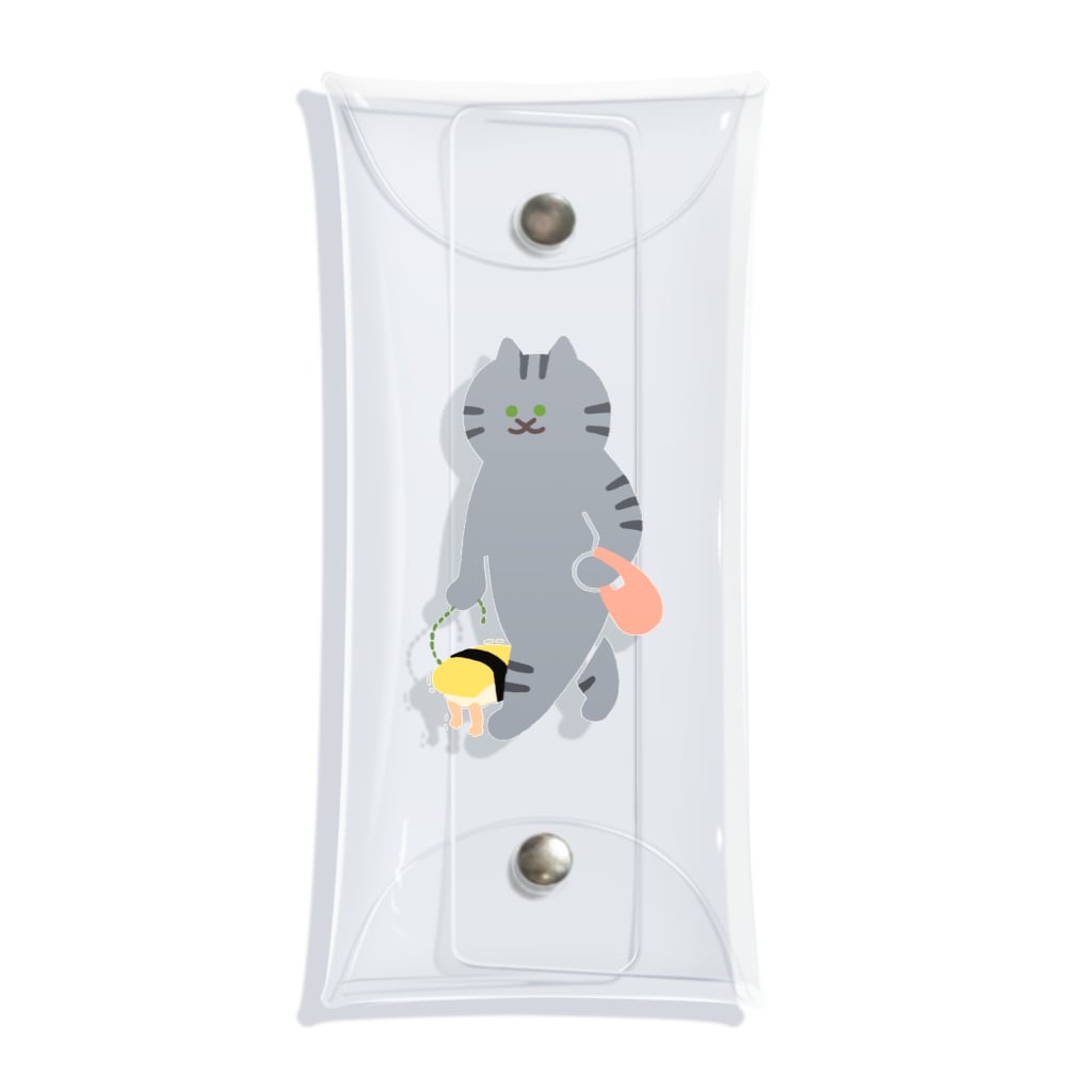 SUIMINグッズのお店のシャイな玉子握り Clear Multipurpose Case
