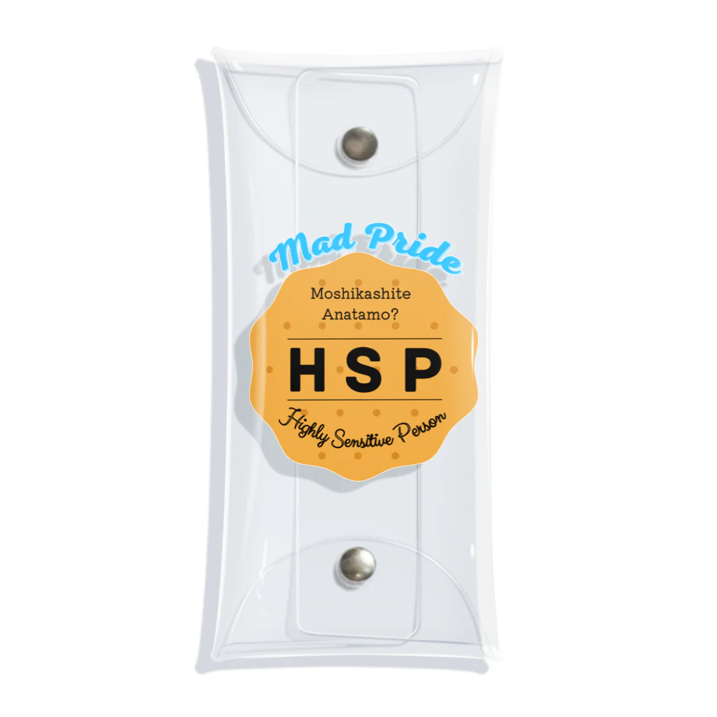 クセ強女子Musu (むす)のHSPビスケット Clear Multipurpose Case