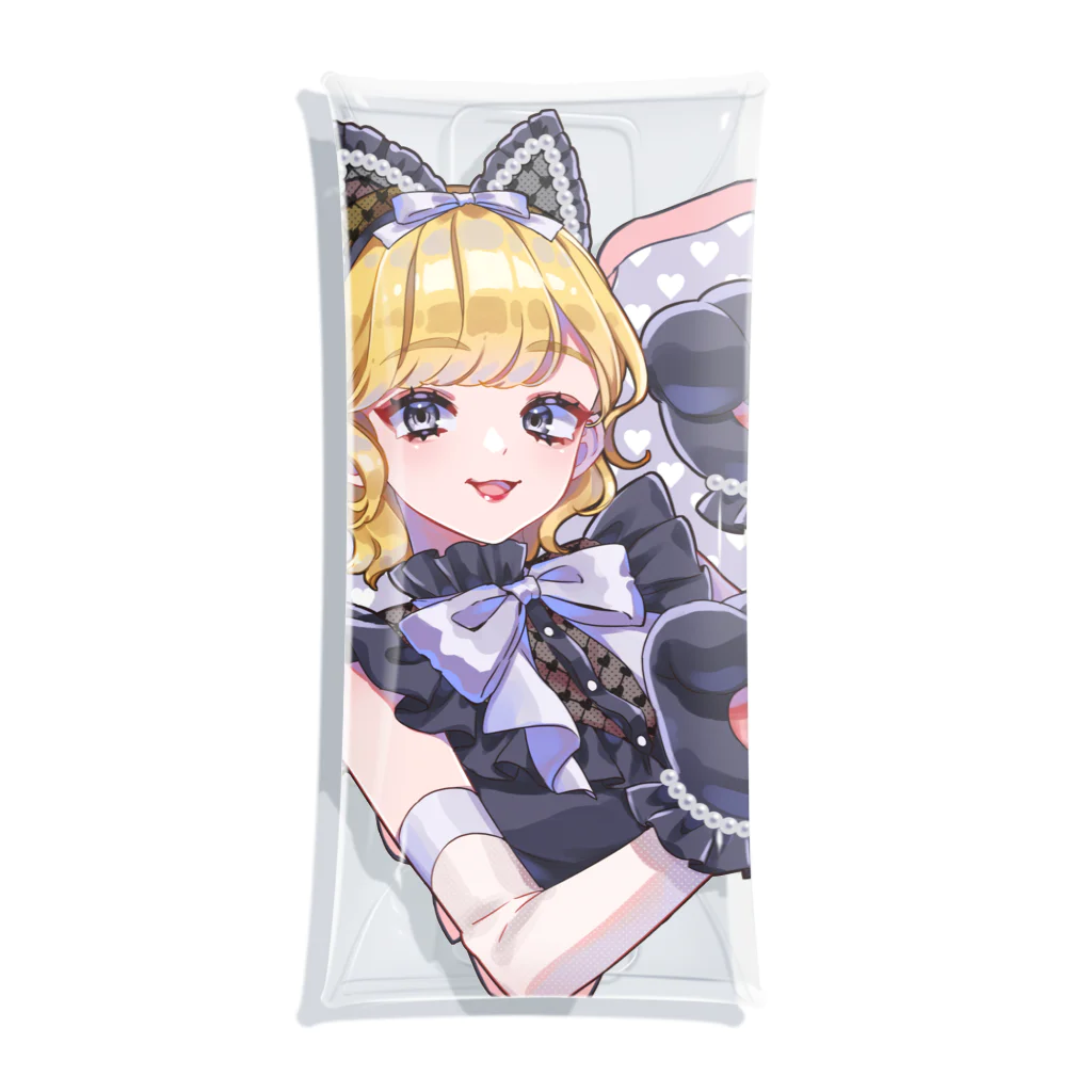 七瀬さくらのNEKOMIMI NANASE Clear Multipurpose Case