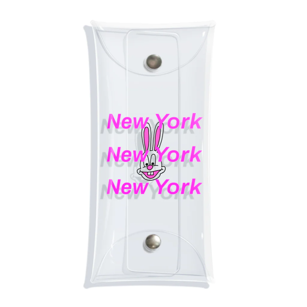 disney-risaのNew York rabbit  Clear Multipurpose Case