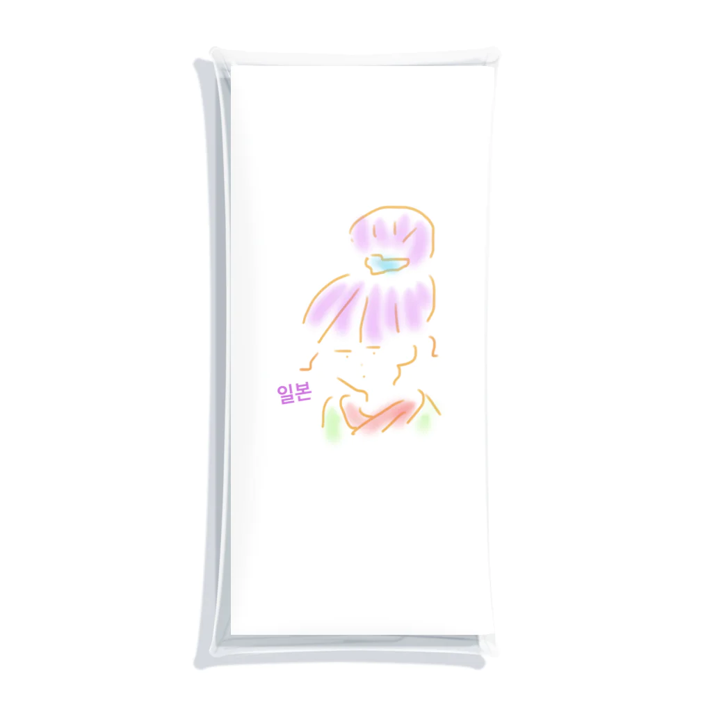 Free guys. のジャパニーズガール1 Clear Multipurpose Case