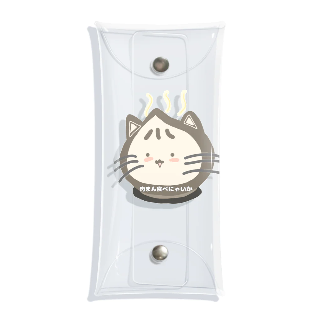 たまねこの肉まん猫 Clear Multipurpose Case