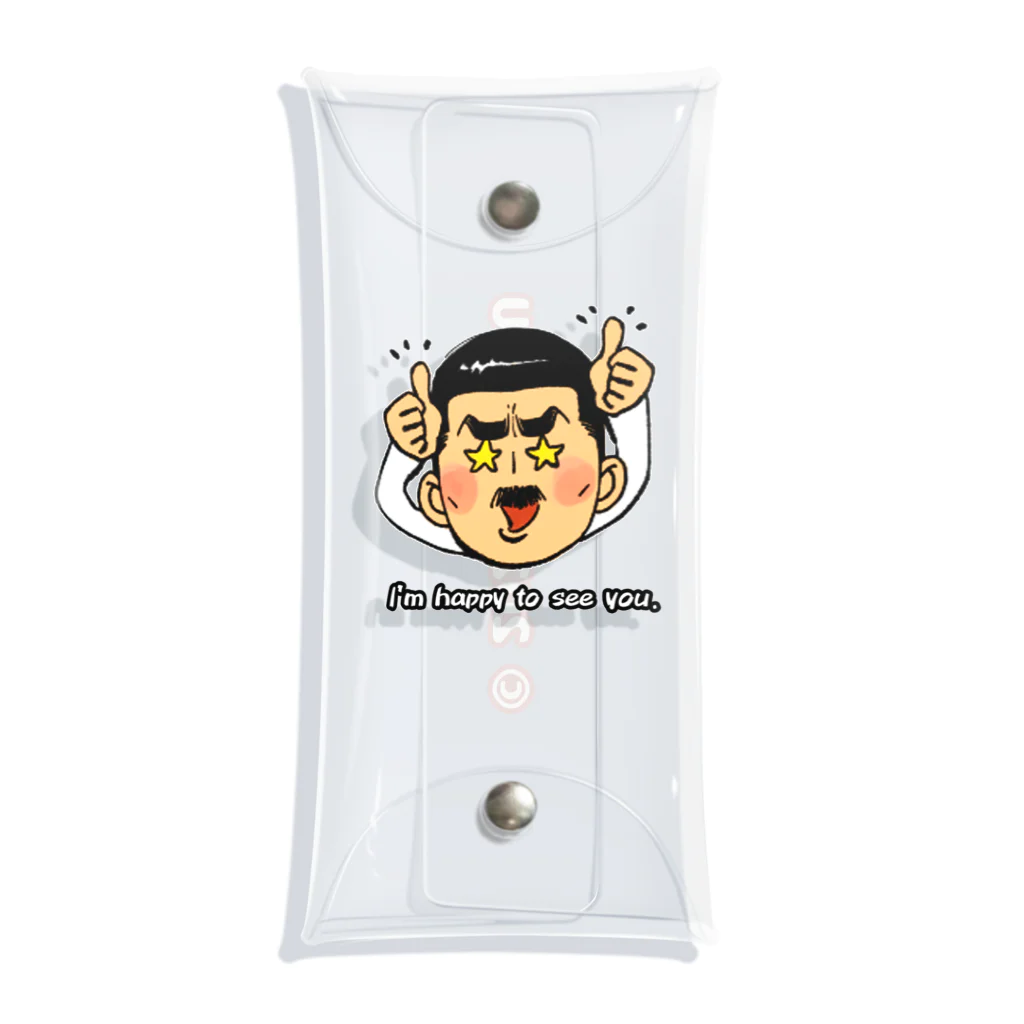 AKUTSU SHOPのQueen(I’m happy to see you.) Clear Multipurpose Case