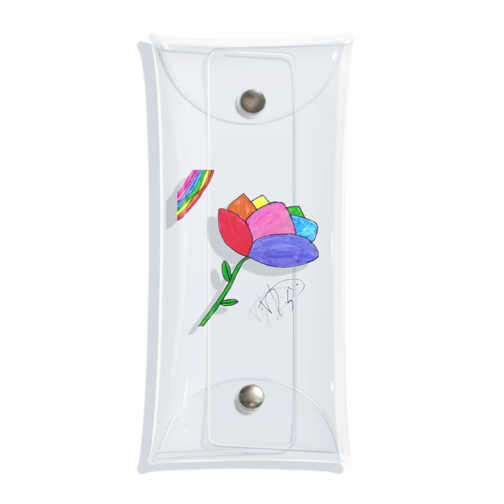 ゆら My Shopのゆらのお花 Clear Multipurpose Case