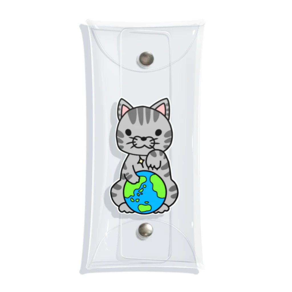 みそっこの脅してくるにゃんこ Clear Multipurpose Case