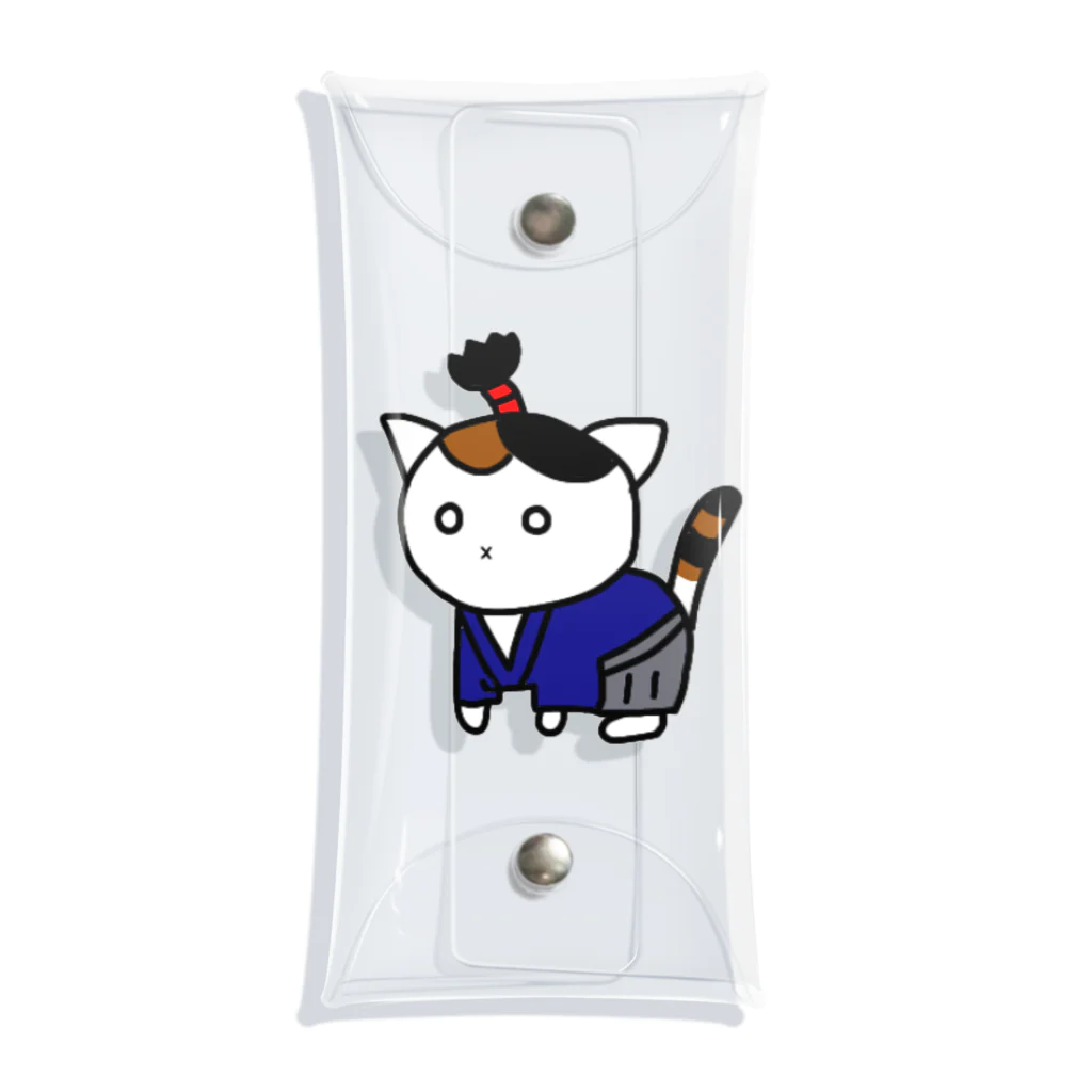 SHOP ベアたんの猫侍 Clear Multipurpose Case